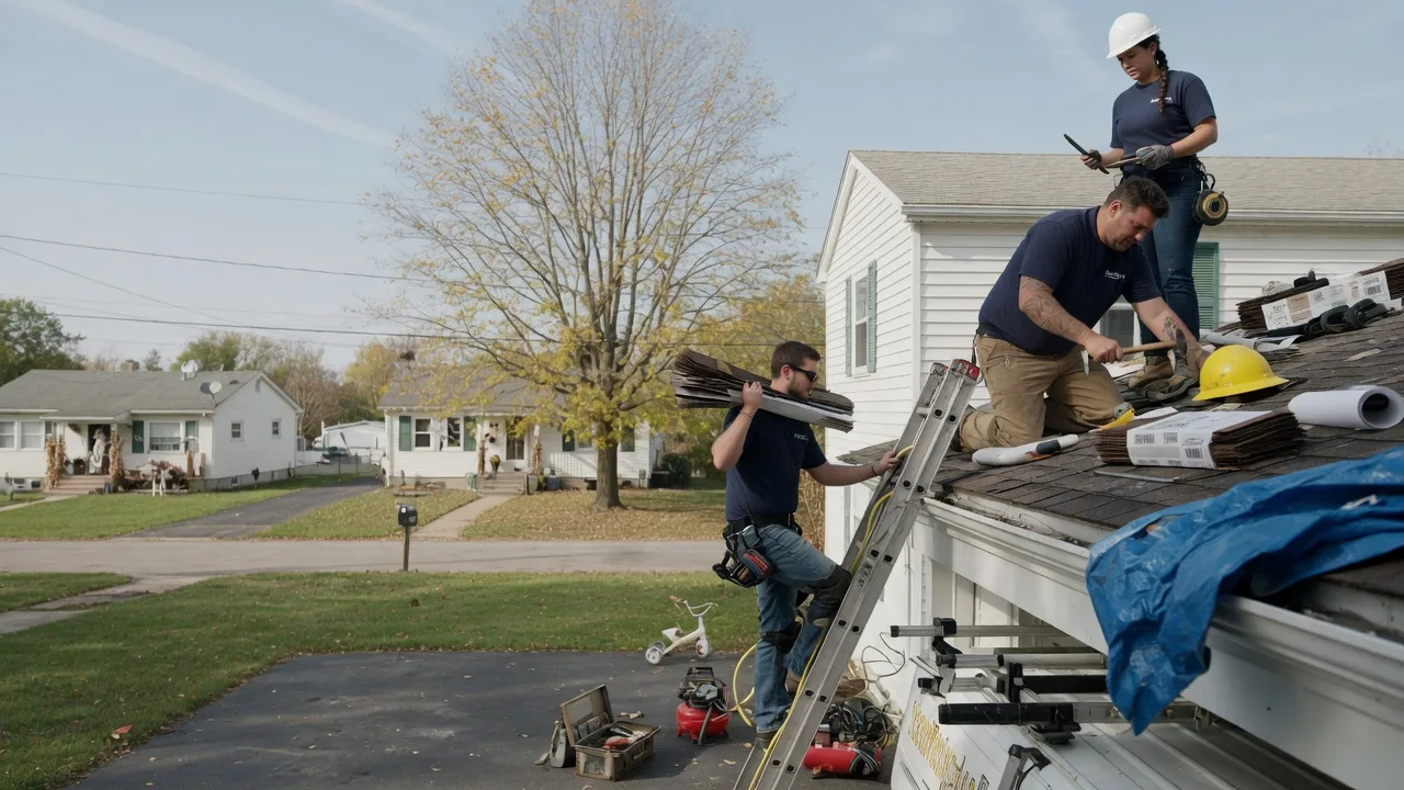 Local Roofing Contractors in Moweaqua, IL near me